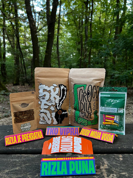 CBD paket za degustaciju + poklon Herbie rizle i Purize filteri