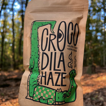 CROcodila Haze premium CBD cvijet 25g + Herbie king size rizle s filterima + Purize filteri