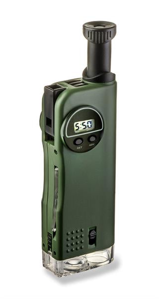 Carson X-Scope Microscopio/Lente Multi-Tool – 7 Funzioni, Verde