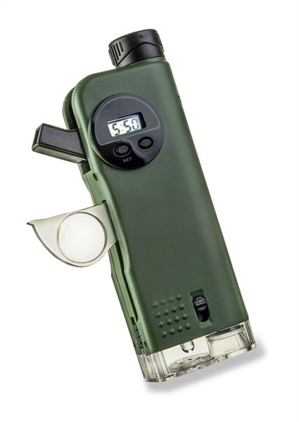 Carson X-Scope Microscopio/Lente Multi-Tool – 7 Funzioni, Verde