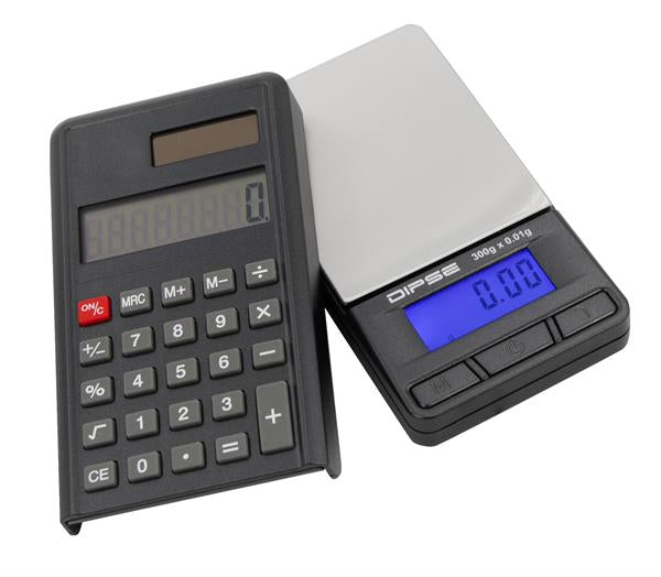 DIPSE CA Bilancia Digitale con Calcolatrice – 300g / 0,01g, Nera