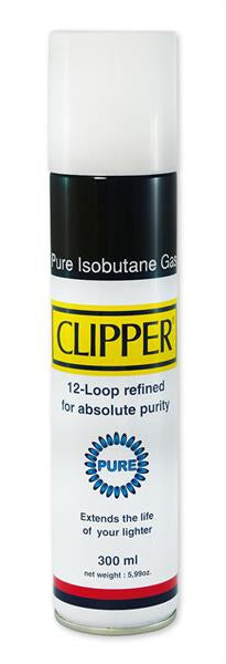 Clipper PURE Isobutane Gas – 300ml, 12x Filtered