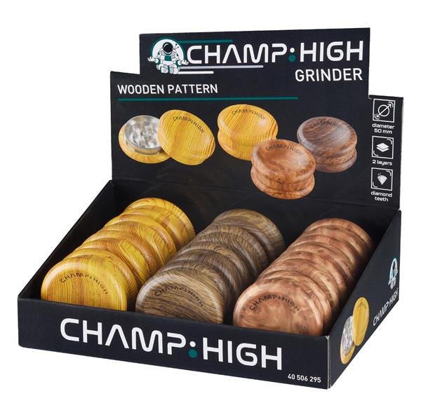 Champ High Wooden Pattern Grinder – Metall/Kunststoff, 2-teilig, Ø50 mm