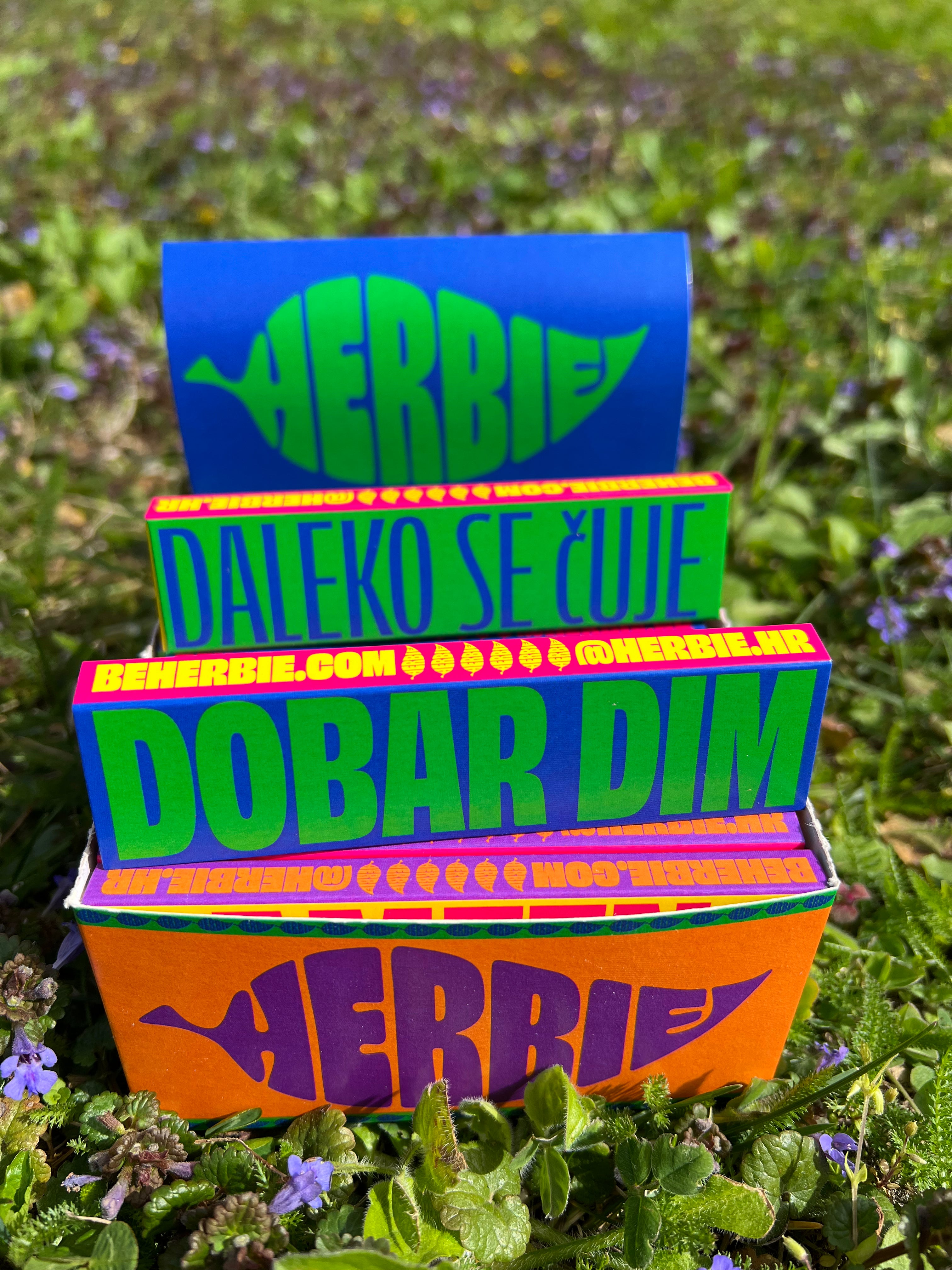 Scatola con 26 Herbie king size rizla con filtri (carta da rollare canapa e non sbiancata)