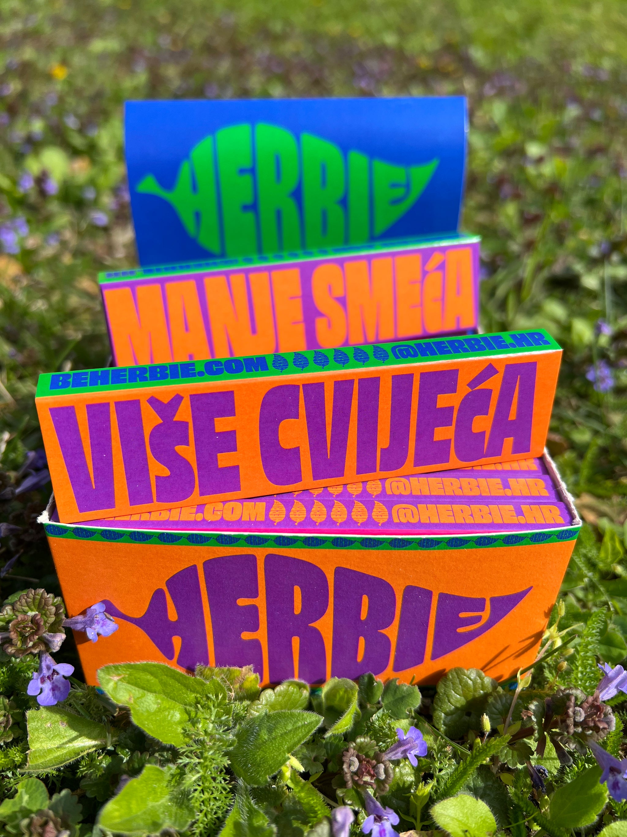 Scatola con 26 Herbie king size rizla con filtri (carta da rollare canapa e non sbiancata)