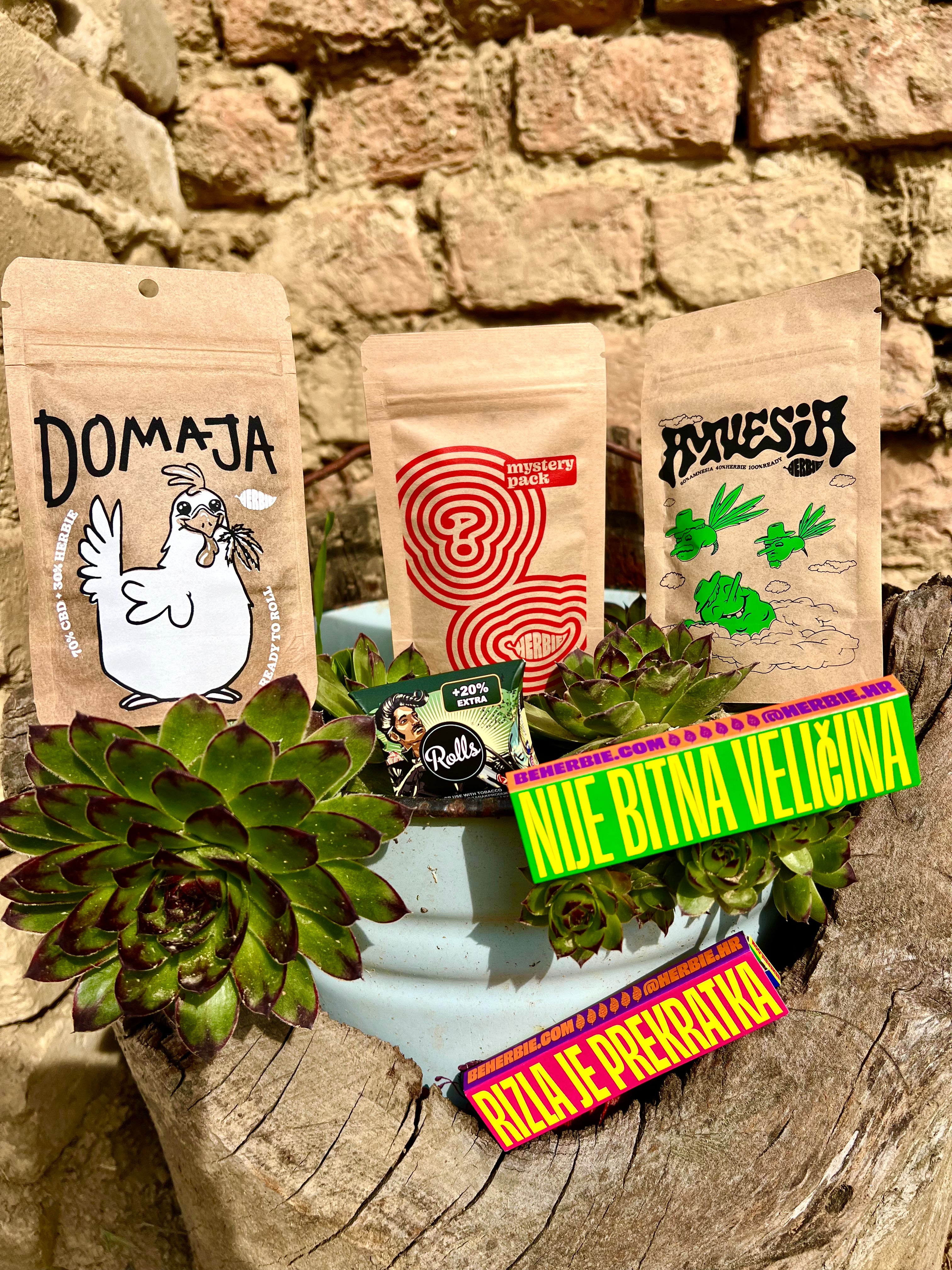 Herbie CBD keverék csomag + Okos szűrők + Herbie king size és tekercses rizsek