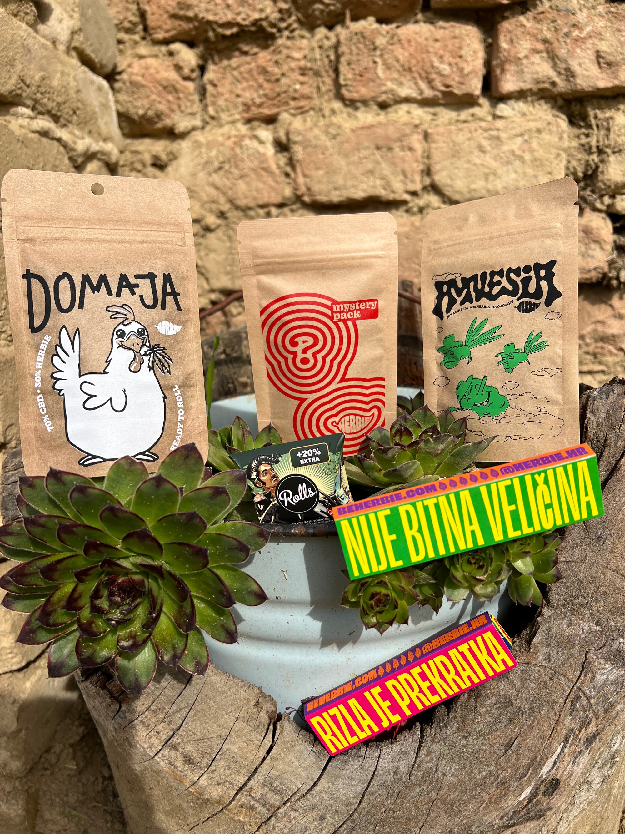Herbie CBD blend package + Smart filters + Herbie king size and rolling papers
