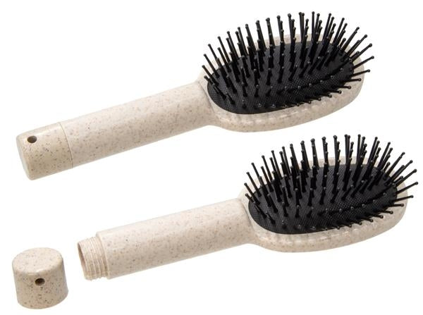Cepillo Stash con Compartimento Oculto – Beige/Tan