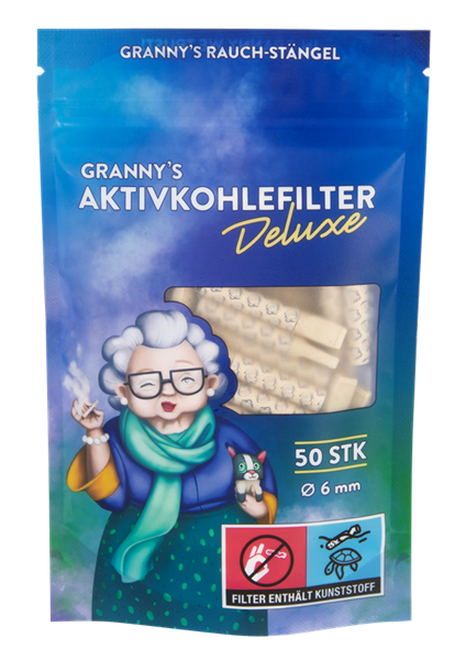 GRANNYS Weed Deluxe Activated Carbon Filters – Ø6mm, 50 pcs