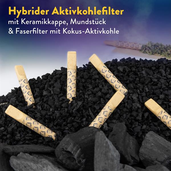 GRANNYS Weed Deluxe Activated Carbon Filters – Ø6mm, 50 pcs