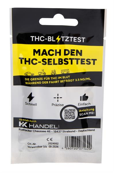 Blitztest THC Vizelet Kazettás Teszt – 5 ng/ml, Pipettával