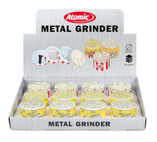 Bicolour 3D Popcorn Metalni Polinator Grinder – 4-dijelni, ø50mm - Herbie