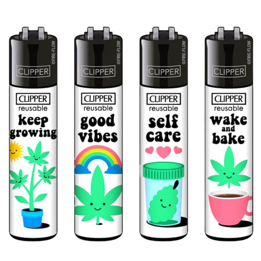Clipper Lighters Classic Cute Weed - Herbie