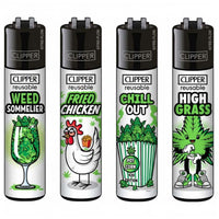 Clipper Lighters Classic Weed Slogan 10 - Herbie