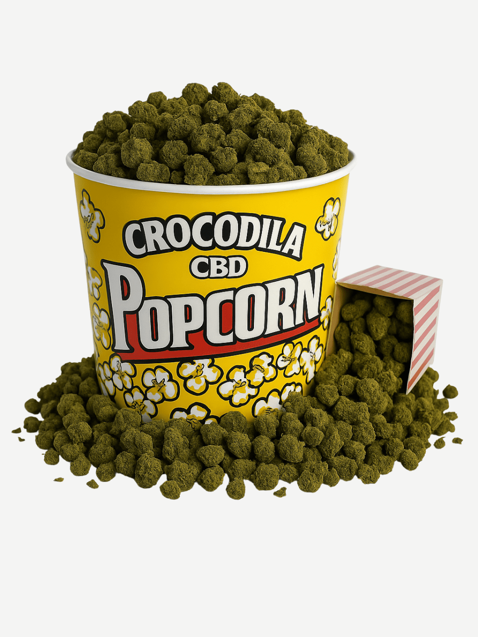 CROcodila Haze CBD popcorn cvijet 30/60g + Herbie rizle s filterima - Herbie