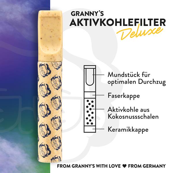 GRANNYS Weed Deluxe Aktivni Ugljeni Filter – ø6mm, 50 kom - Herbie