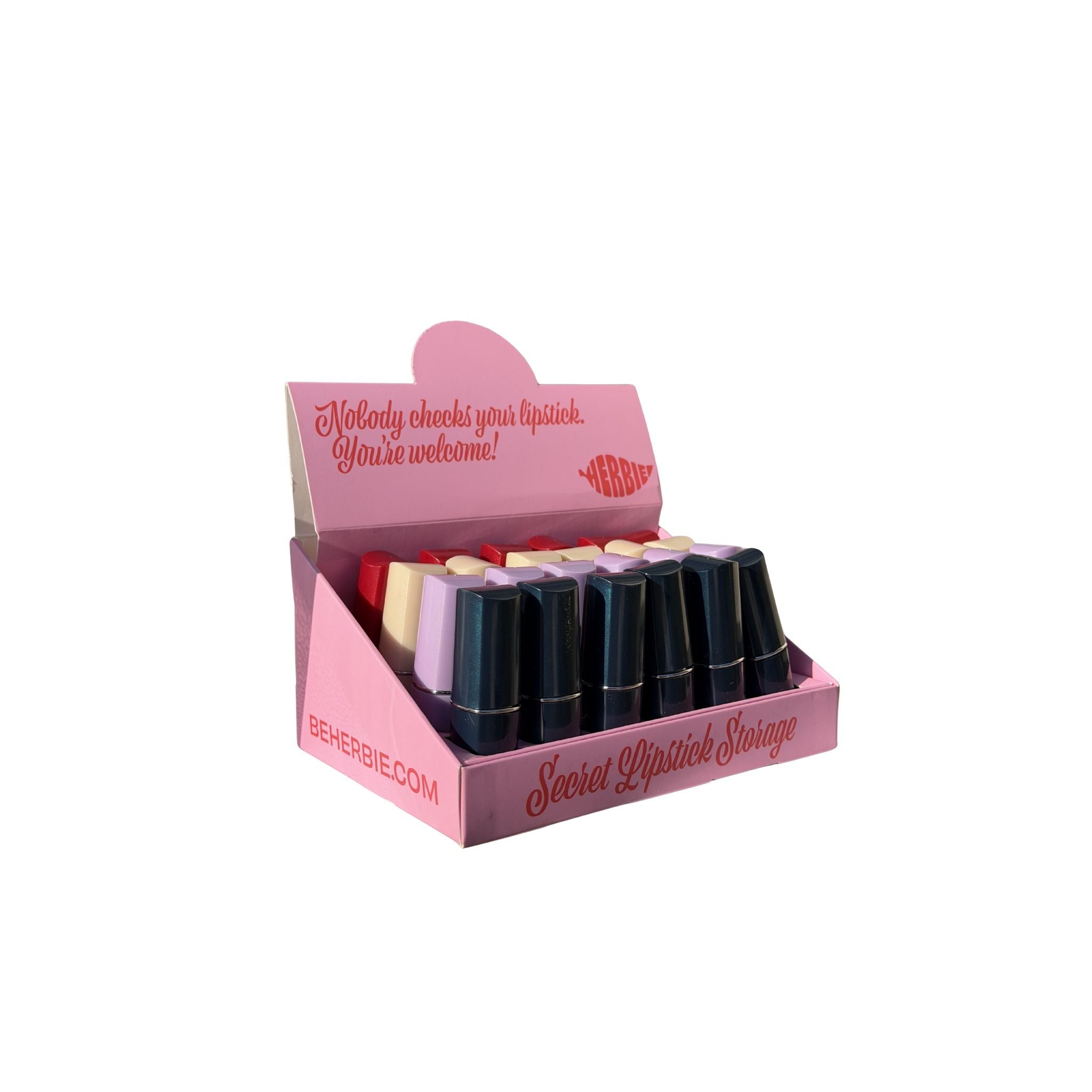 Herbie Secret Lipstick Storage - Diskretna Skrivena Kutija - Herbie