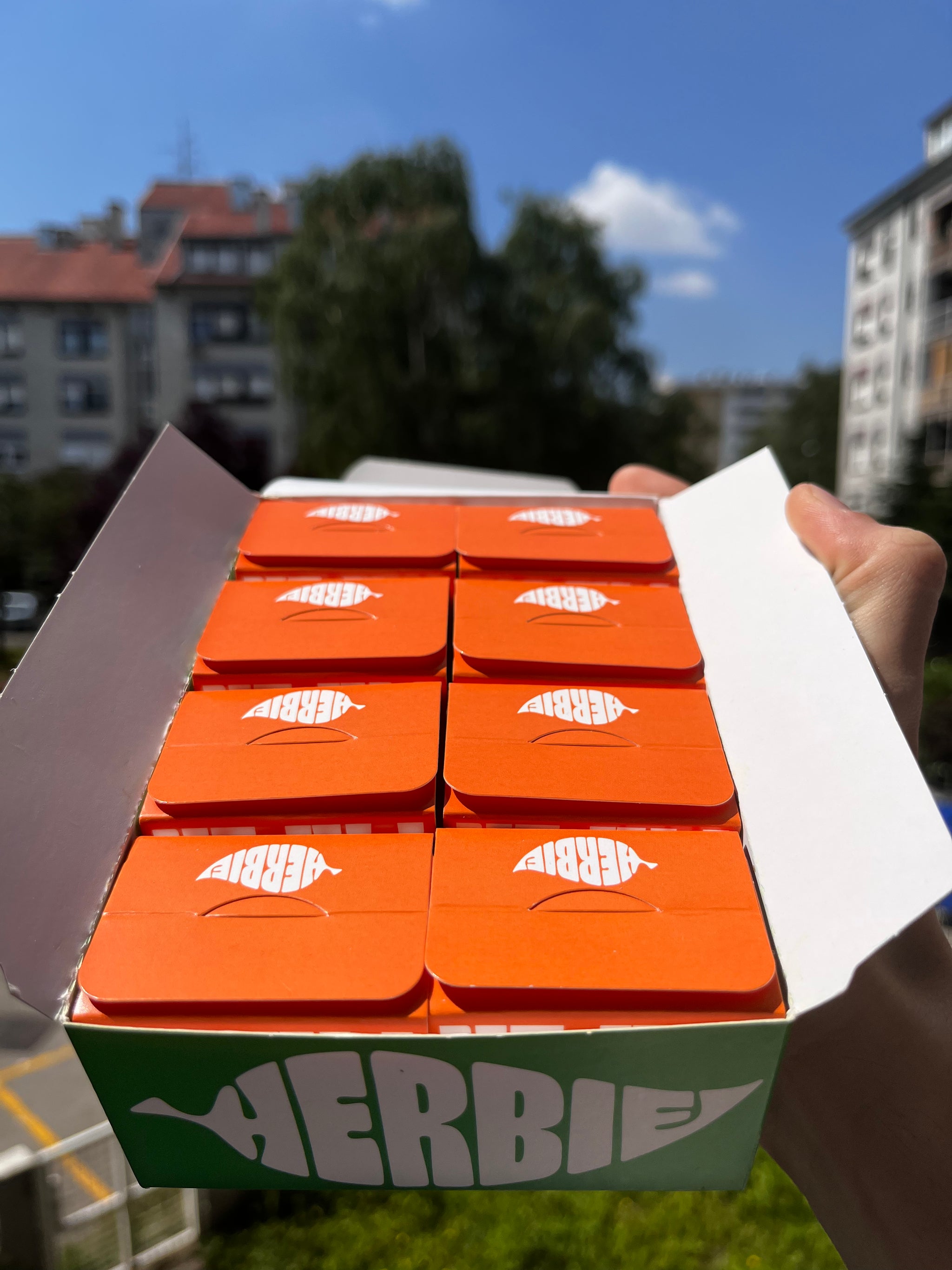 Scatola Herbie Rizli in rotolo con filtri (16 pezzi)