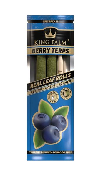 King Palm Terpene Infused Slim Rolls (2 kom) - Herbie
