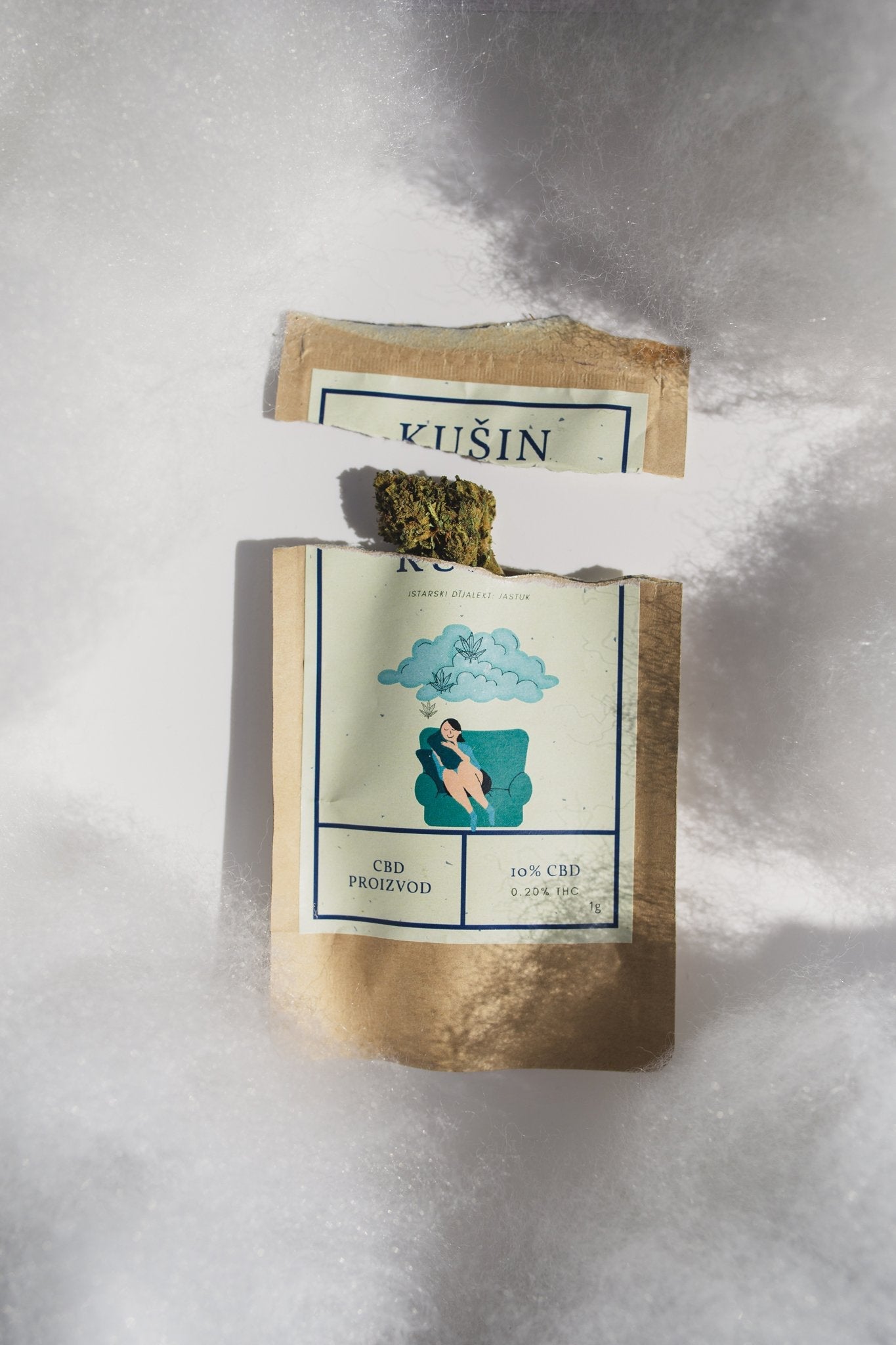 Kušin CBD Cvijet 1G + Herbie veliki paket 25G - Herbie.hr