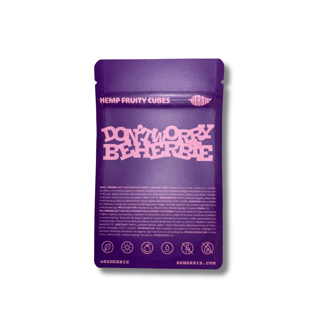 Lift - Hemp Fruity Cubes (3 kom) - Herbie