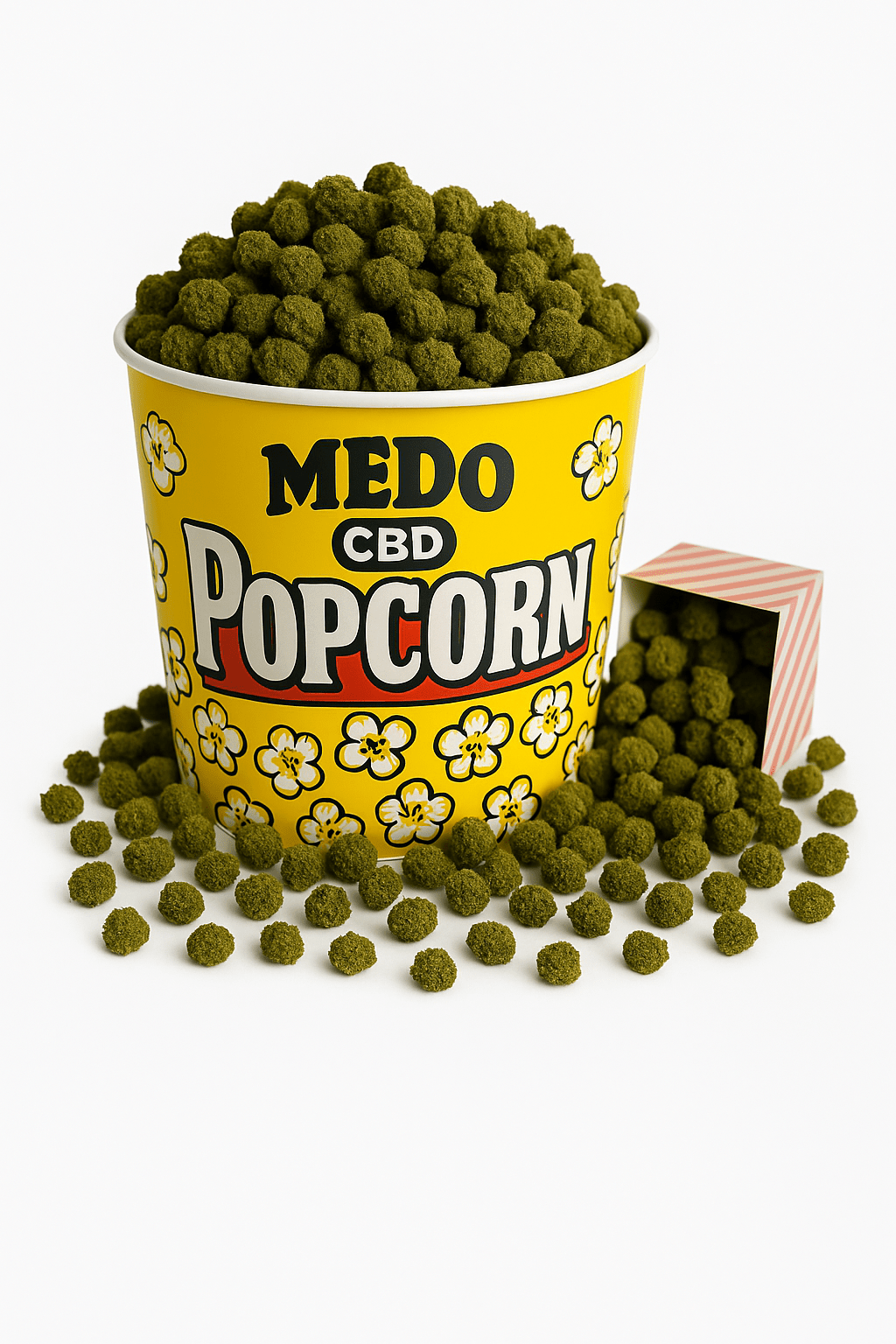 Medo CBD popcorn cvijet 25/50g + Herbie rizle s filterima - Herbie