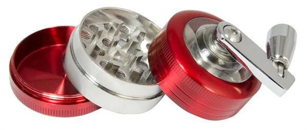 Mini Kurbel CNC Aluminijski Polinator Grinder – 3-dijelni, ø40mm - Herbie