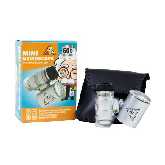 Multi-Eye Mini Mikroskop s LED Svjetlom – 60x Povećanje - Herbie