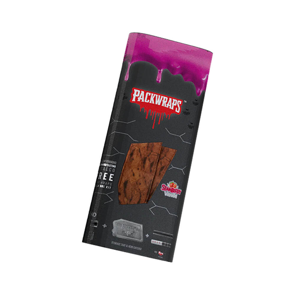 Packwraps x Twisted Hemp – Strawberry Vanilla Wraps - Herbie