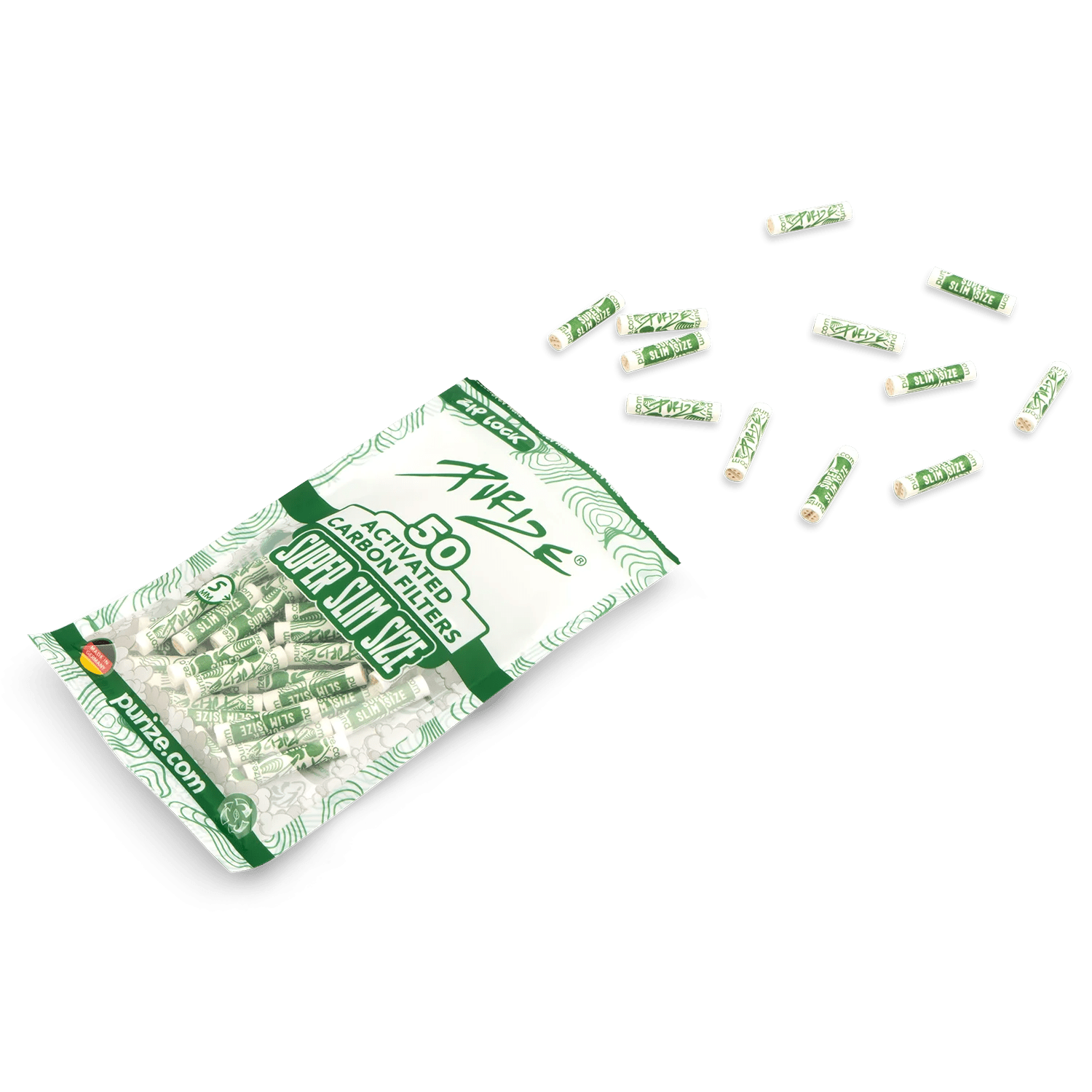 PURIZE® Super Slim filteri 5mm (50 kom) - Herbie