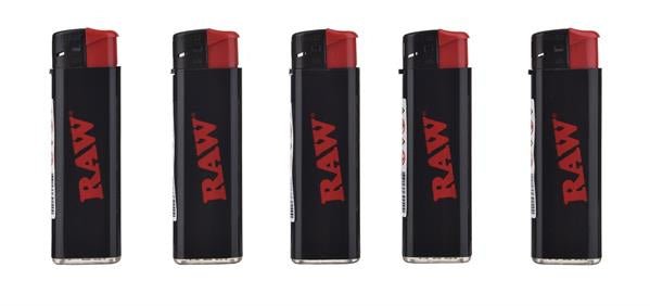 RAW Blaze Elektronski Upaljač – Crni, Punjivi - Herbie