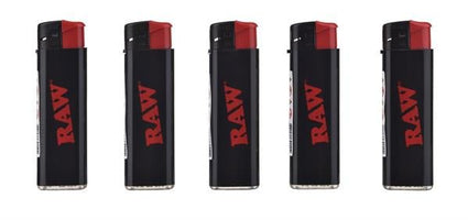 RAW Blaze Elektronski Upaljač – Crni, Punjivi - Herbie