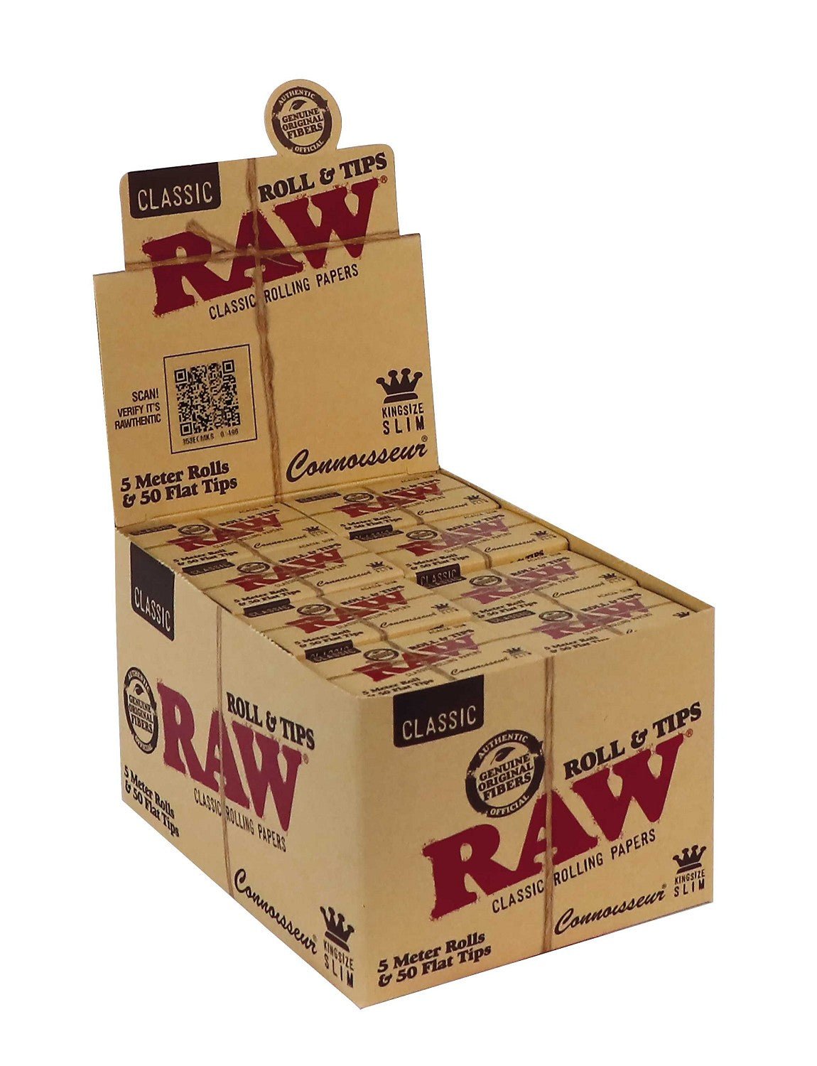 RAW Connoisseur Rolls + Perforated Tips - Rolna s Filterima - Herbie
