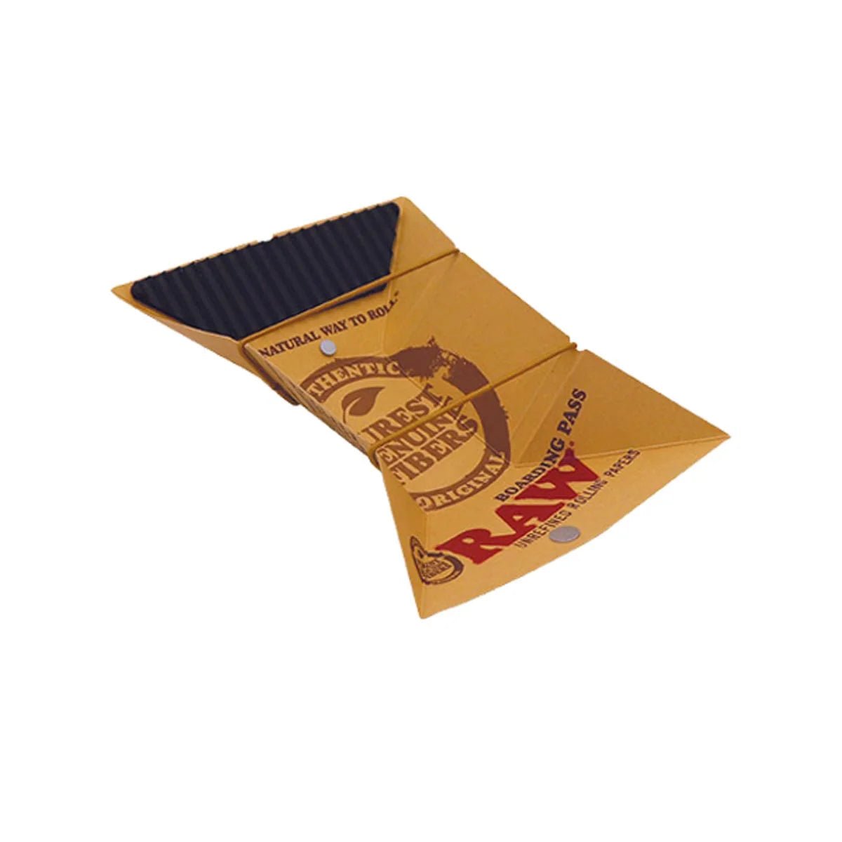 RAW Pocket Rolling Tray with Shredder - Džepna Tacna s Grinder - om - Herbie